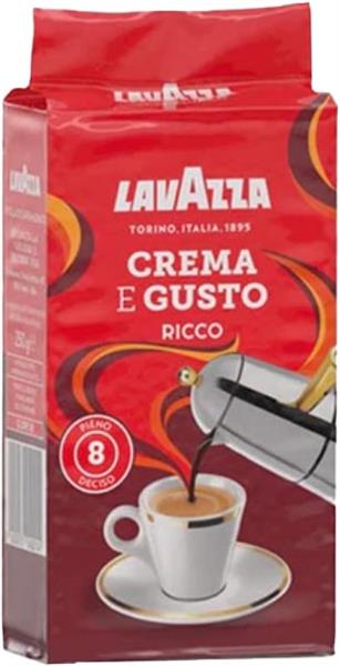 Lavazza Crema e Gusto - Ricco - Espresso, gemahlen, 250g
