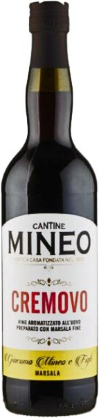 Cremovo Mineo - aromatisierter Wein mit Ei (Marsala Fine) 14,5°Vol. - Carlo Pellegrino