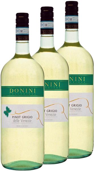 3x Pinot Grigio delle Venezie DOC - Magnum 1,5 Liter - Donini, Gruppo Italiano Vini