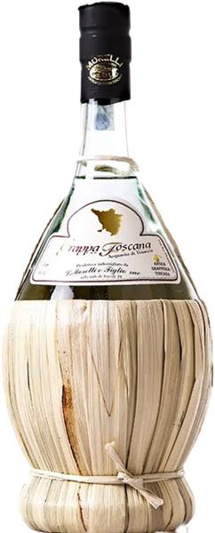 Grappa Toscana Fiasco - in the bast bottle - 40Vol. - 500ml, Morelli
