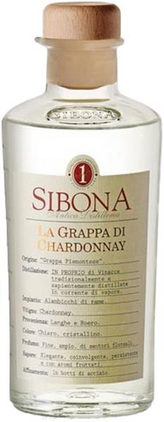 Grappa Piemontese Di Chardonnay 40°Vol. 500ml, Sibona